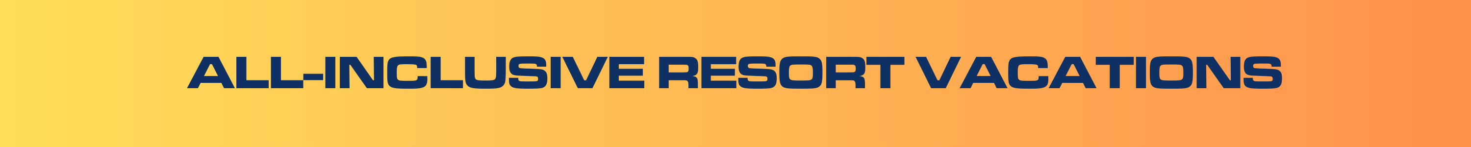 All Inclusive Vacations